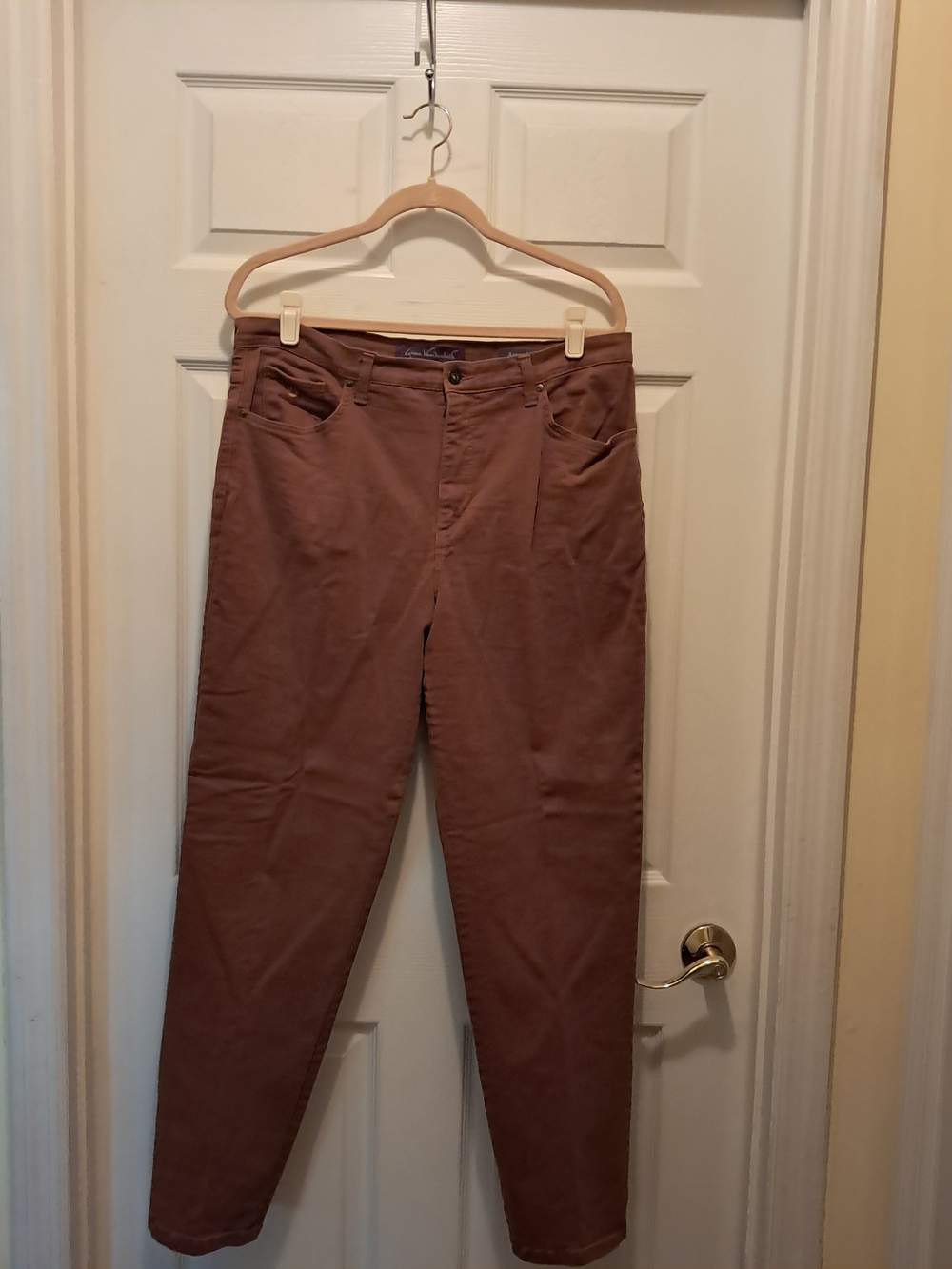 Gloria Vanderbilt Amanda Jeans Size 16 Brown